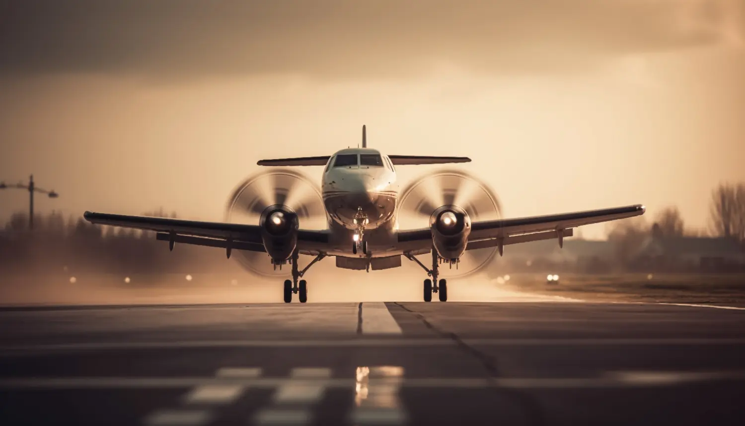 Um transporte aéreo internacional de mercadorias.